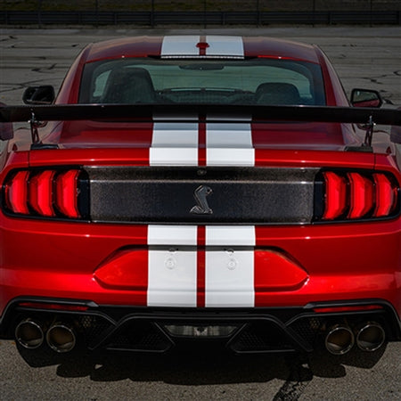 Shelby American GT500 Carbon Fiber Rear Deck Lid Trim Panel (2016 - 2022 GT500) M-16600-MCF