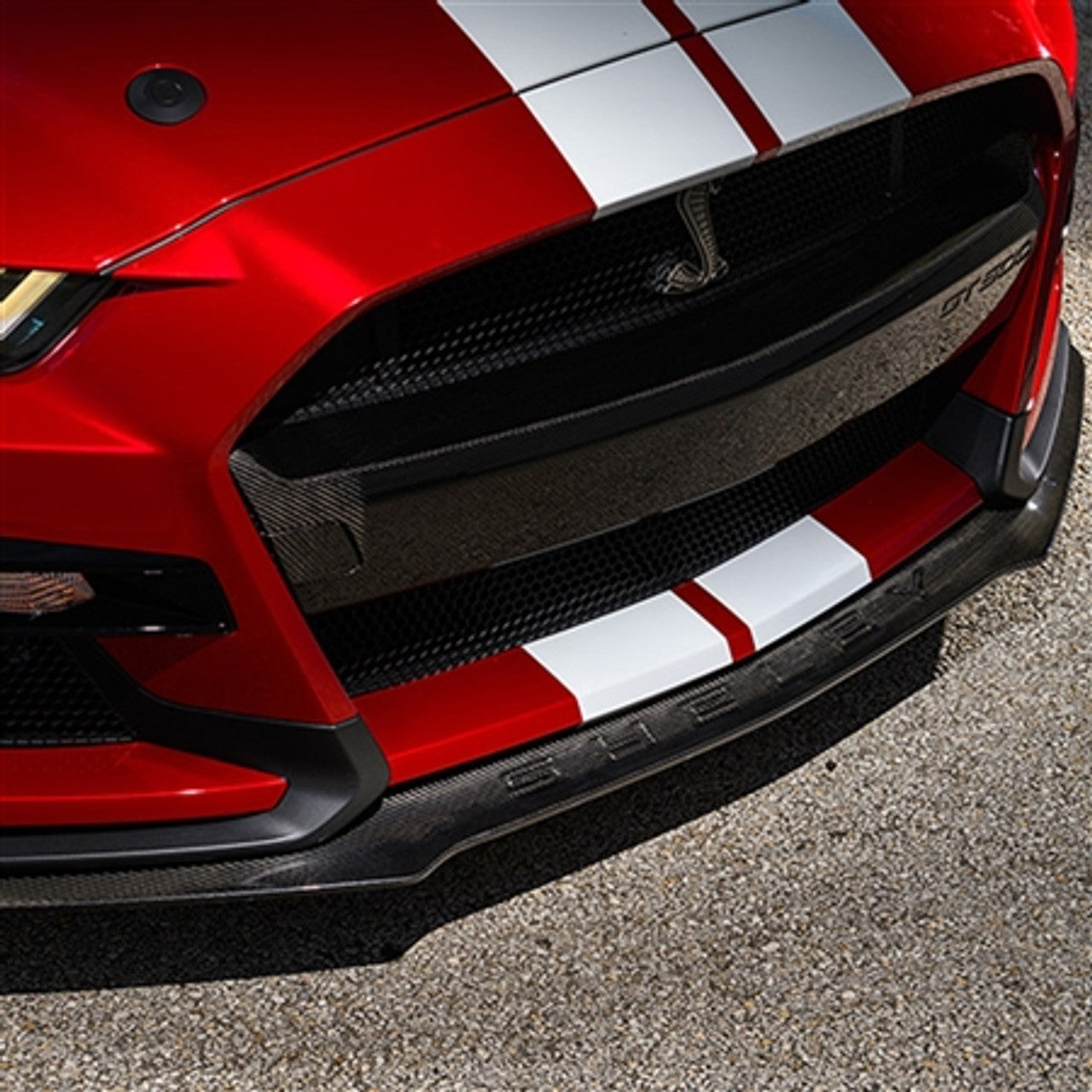 Shelby American GT500 Carbon Fiber Front Splitter Kit (2016 - 2022 GT500) M-16601-MCF