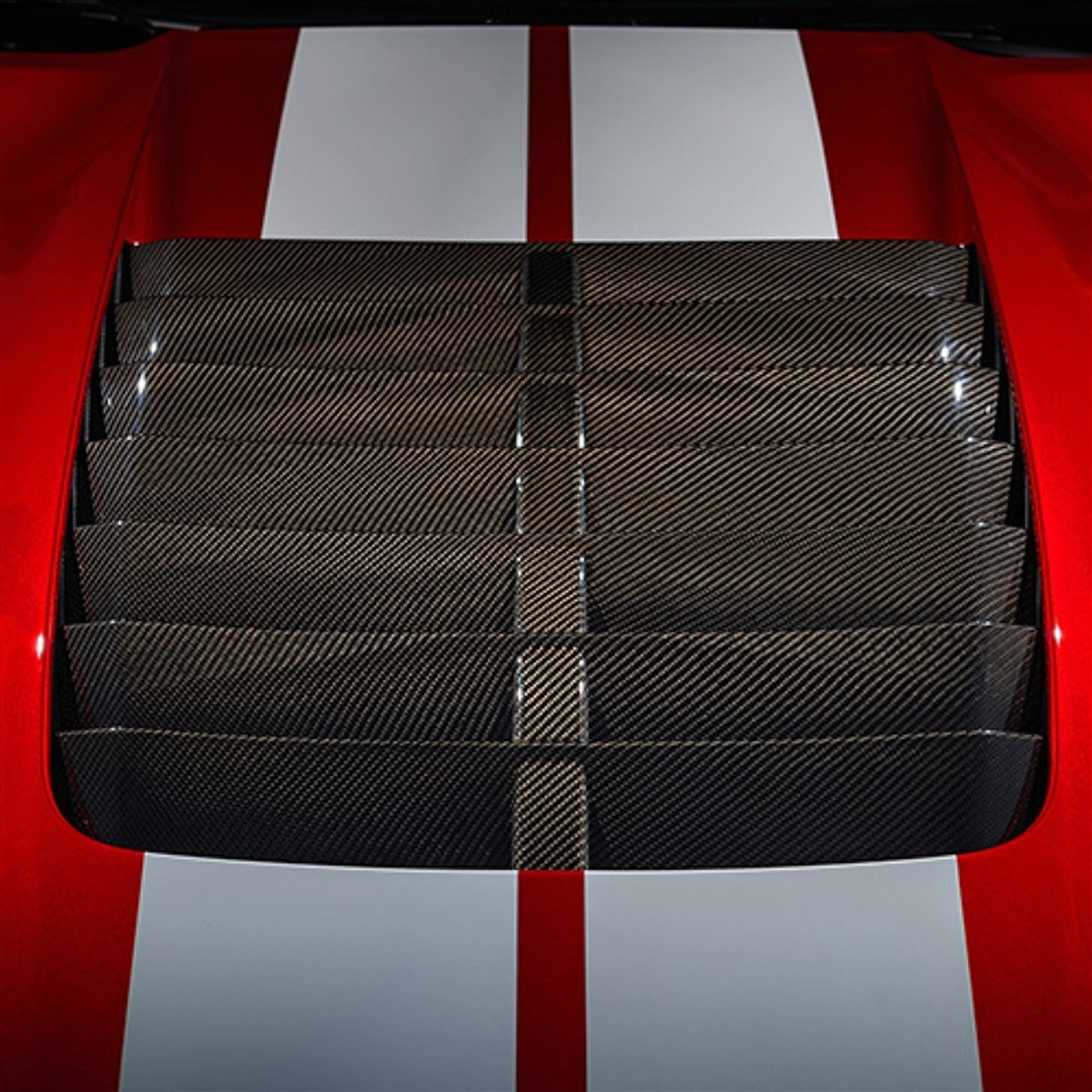Shelby American GT500 Carbon Fiber Hood Vent Kit (2016 - 2022 GT500) M-16612-C20