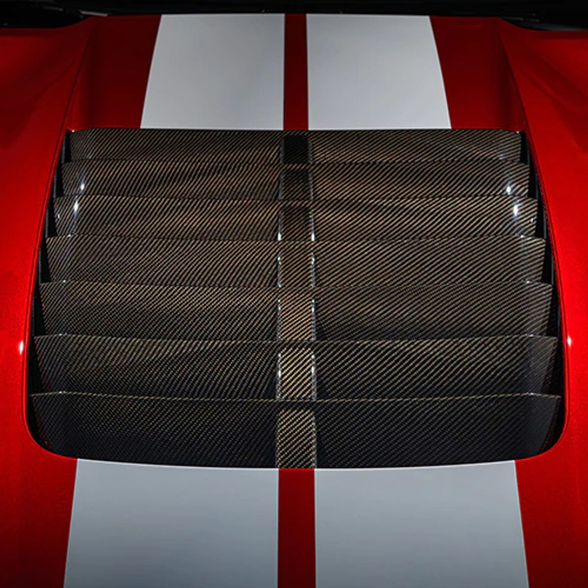 Ford Racing Carbon Fiber Hood Vent Kit (2020-2022 Shelby GT500) M-16612-C20