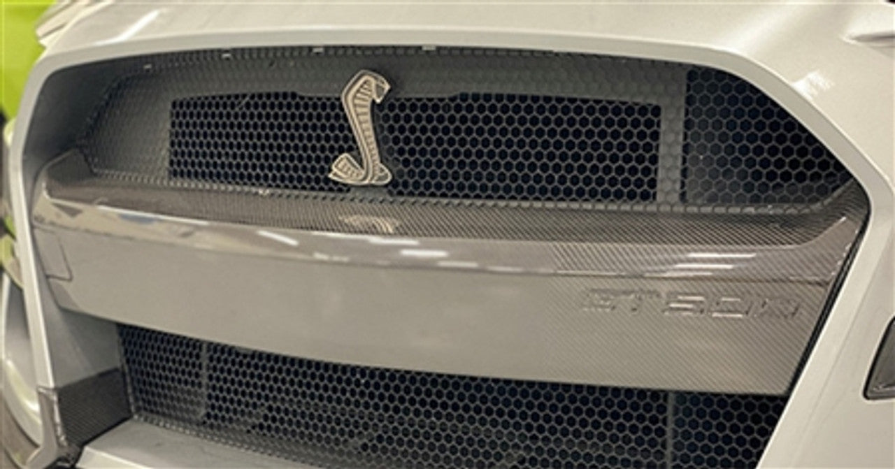 Shelby American GT500 Carbon Fiber Front Bumper Insert (2016 - 2022 GT500) M-17750-MCF