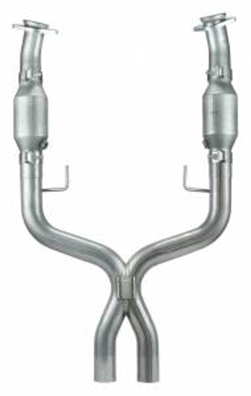 Pypes X-Pipe w/ Catalytic Converters EPA Compliant (2005 - 2010 Mustang) XFM55E