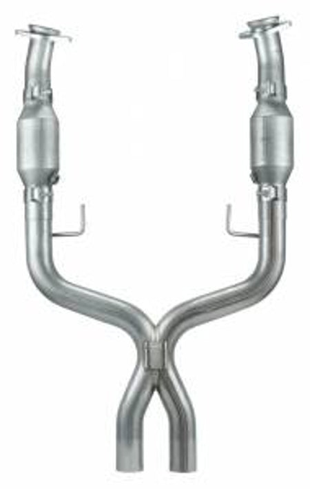 Pypes X-Pipe w/ Catalytic Converters EPA Compliant (2005 - 2010 Mustang) XFM55E