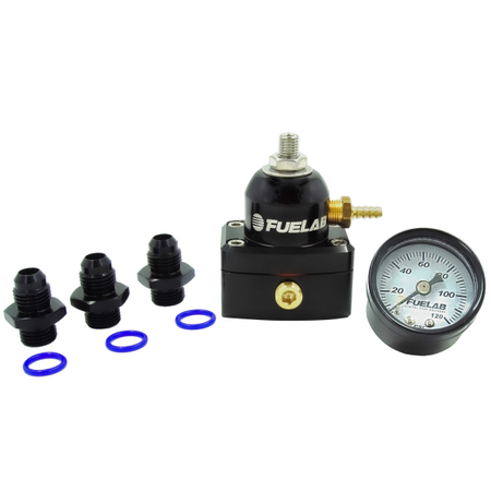 Mini Fuel Pressure Regulator KIT 6AN In/6AN Out Standard Seat EFI 25-90 PSID - 53501-1K