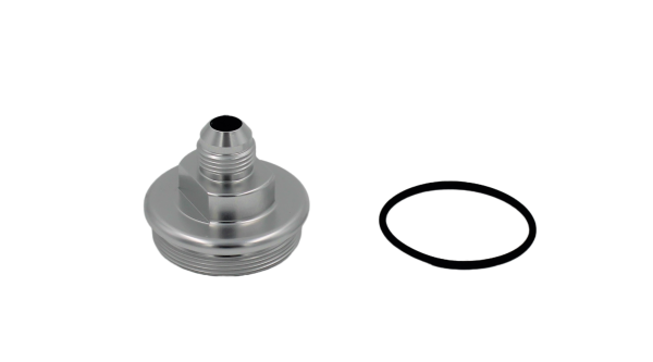 8AN CLEAR Fuel Filter Outlet Cap