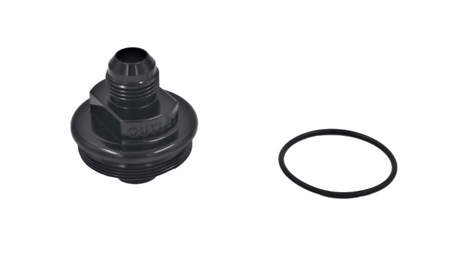 8AN BLACK Fuel Filter Outlet Cap