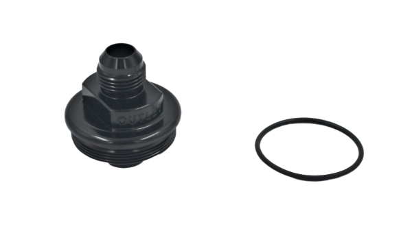 10AN BLACK Fuel Filter Outlet Cap
