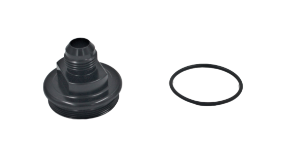 10AN BLACK Fuel Filter Inlet Cap