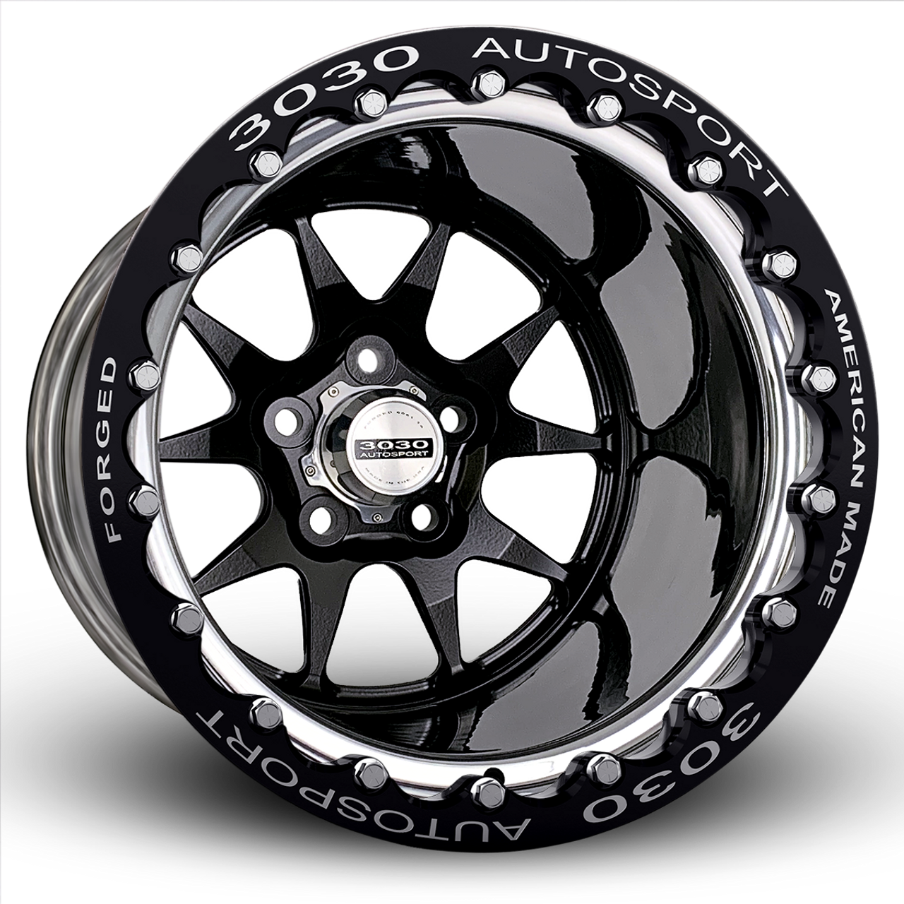 3030 Autosport Mach 10 Rear 15x9 SBL Wheel