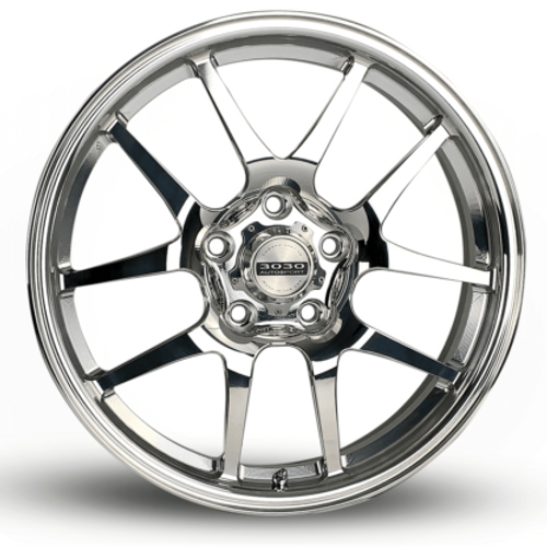 3030 Autosport Mach 10 18x5 & 17x10 Drag Pack (2015-2023 Mustang / 2024 Mustang)