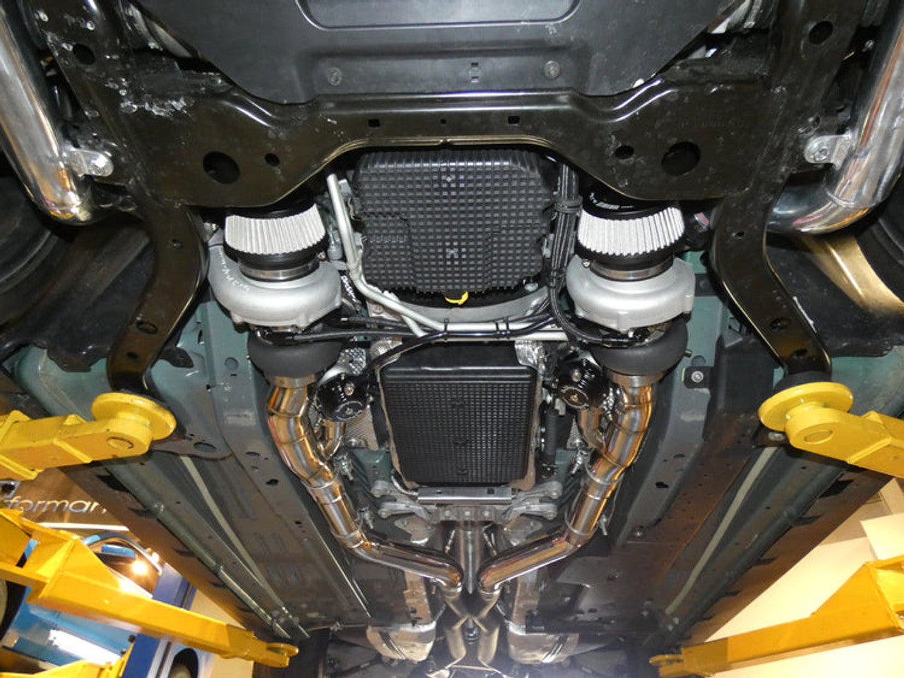 On 3 Performance Mid Mount Twin Turbo System 2nd Gen (2024 - 2025 Mustang GT) S650