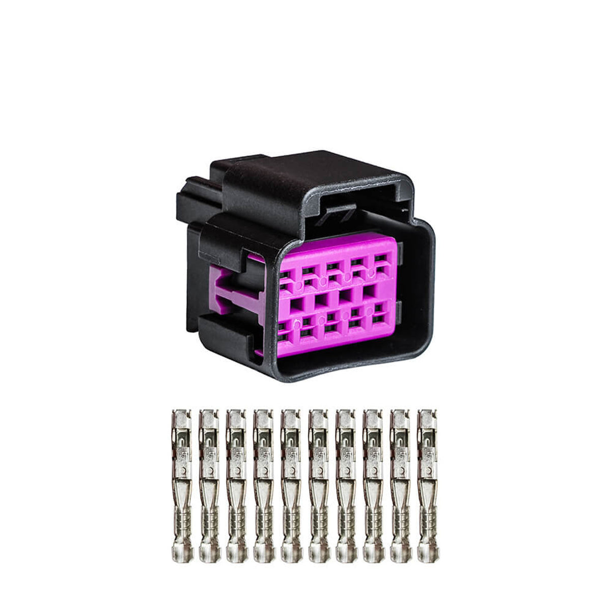 FuelTech PRO550/600 10-Way Connector Kit - Harness Side - 5011100274