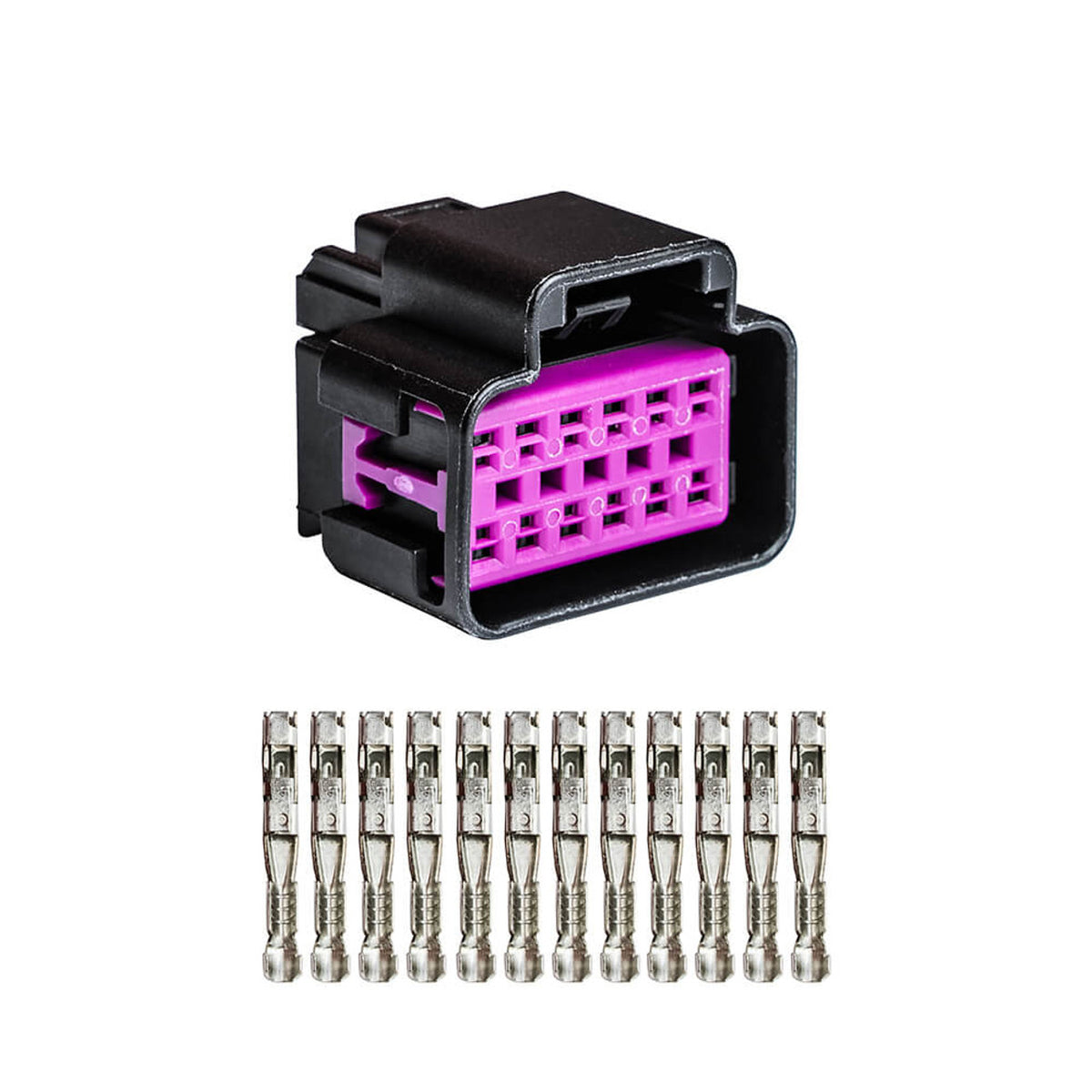 FuelTech PRO550/600 12-Way Connector Kit - Harness Side - 5011100275