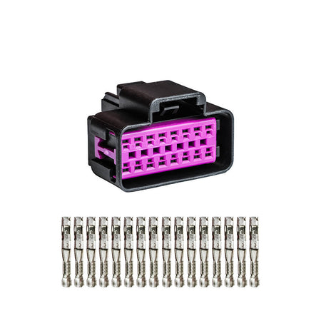 FuelTech PRO550/600 16-Way Connector Kit - Harness Side - 5011100276