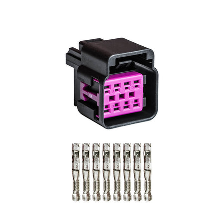 FuelTech PRO550/600 8-Way Connector Kit - Harness Side - 5011100273