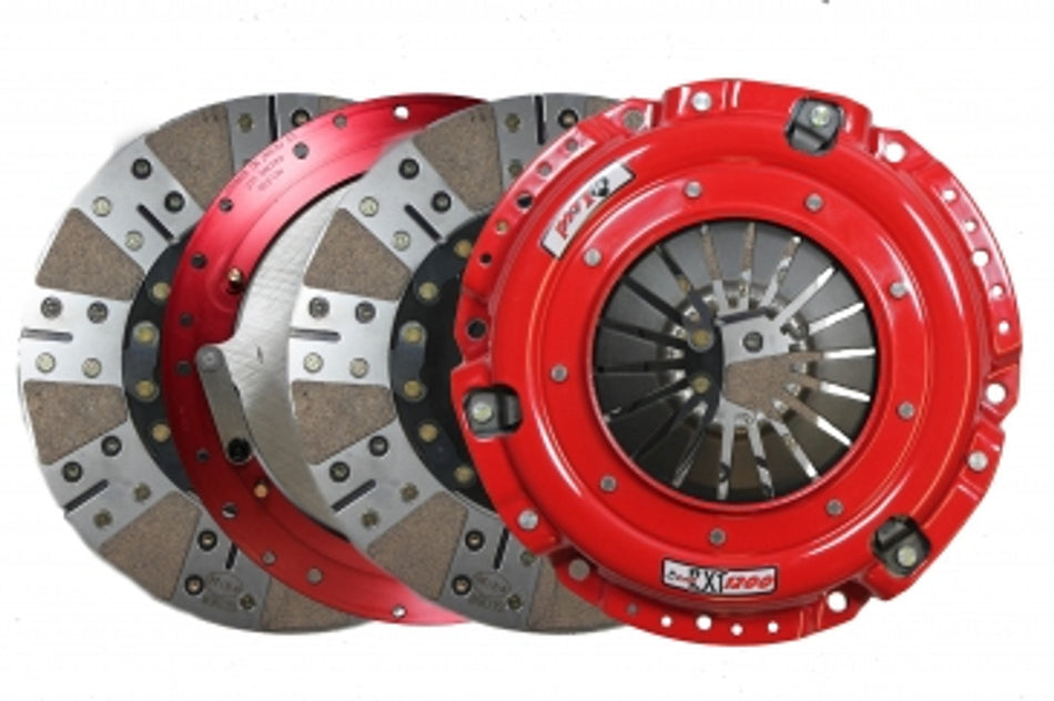 McLeod RXT 1200 Twin Disc Clutch with Aluminum Flywheel 26 Spline (2018-2023 Mustang GT / 2021-2023 Mach 1) 6333807HD