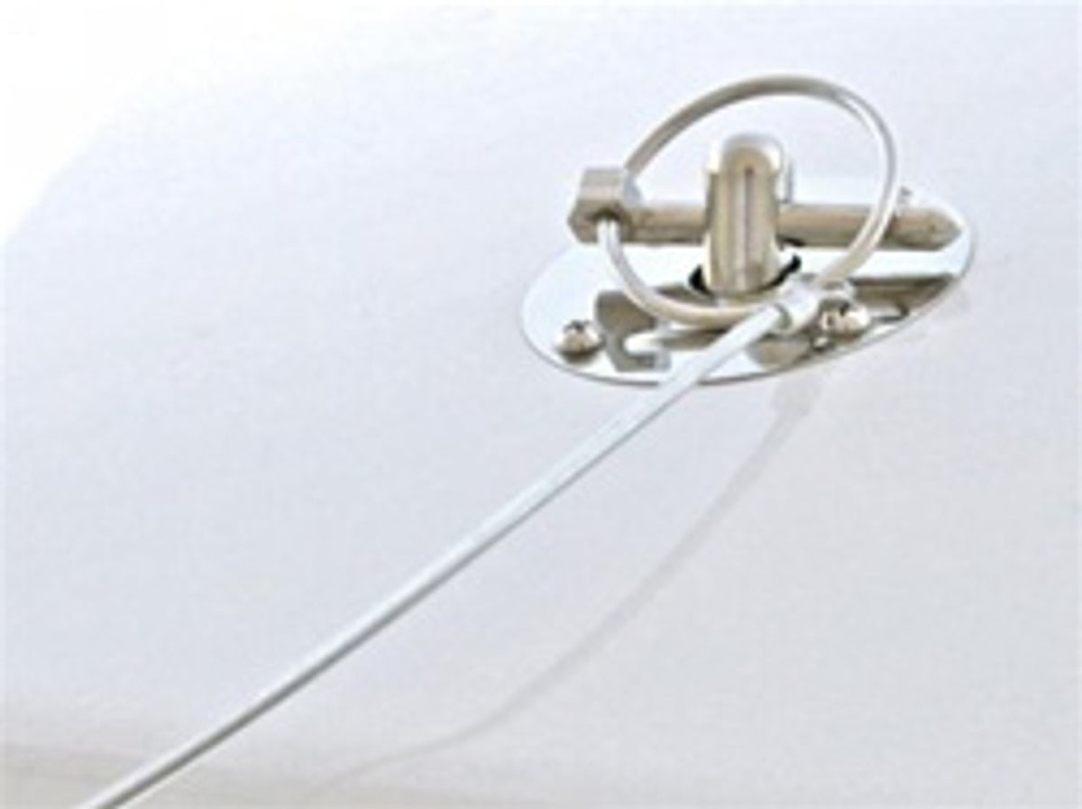 Shelby American GT/GT-H & Super Snake Stainless Steel Hood Pins (2006 - 2007 Shelby / 2006 - 2007 Shelby GT-H / 2007 - 2014 GT500) S1MS-16892-SSK