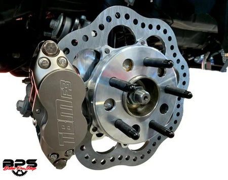 TBM Rear Drag Race Brake Kit - Reuse Factory Knuckles (2015-2023 Mustang)