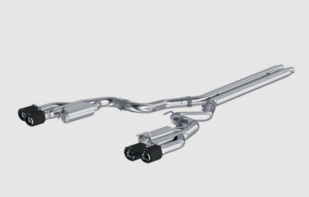 MBRP 3" Race Catback Exhaust w/Quad Carbon Fiber Tips (2018-2023 Mustang Coupe Only) S72073CF