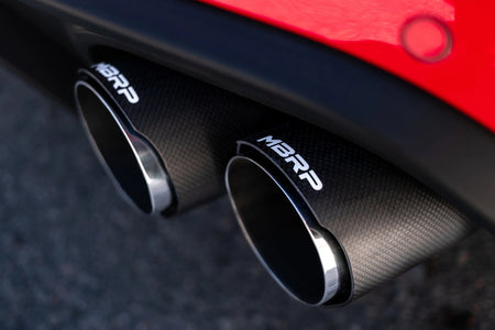 MBRP Pro Series 3" Catback Active Exhaust w/Carbon Fiber Tips (2018-2023 Mustang GT) S72093CF