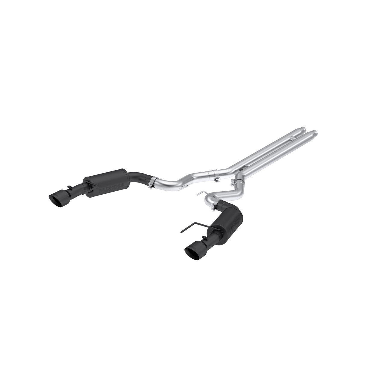 MBRP 3" Catback Exhaust Street Series Dual Split Rear Aluminized Black (2024 Mustang GT S650) S7251BLK