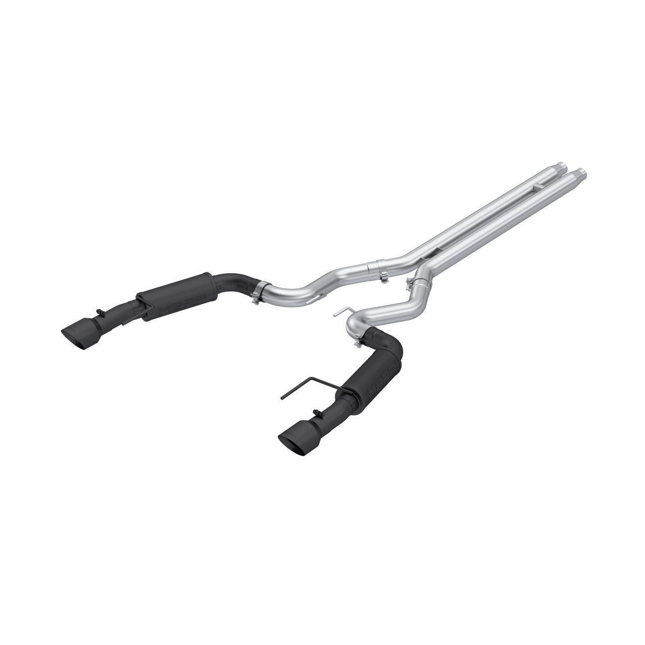 MBRP 3" Catback Exhaust Race Series Dual Split Rear Aluminized Black (2024 Mustang GT S650) S7253BLK