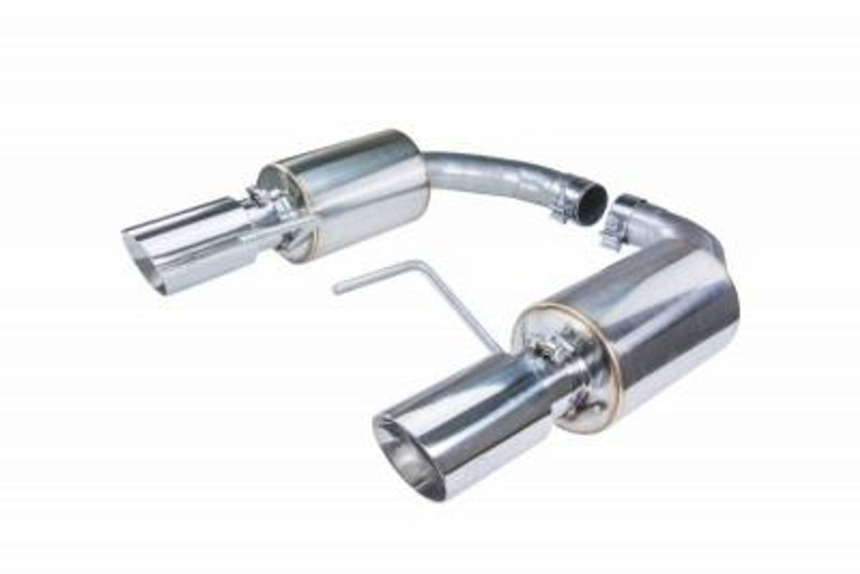 Pypes Street Pro Touring Axle Back Exhaust Polished (2024 - 2025 Mustang GT NO Active Exhaust) SFM92MS