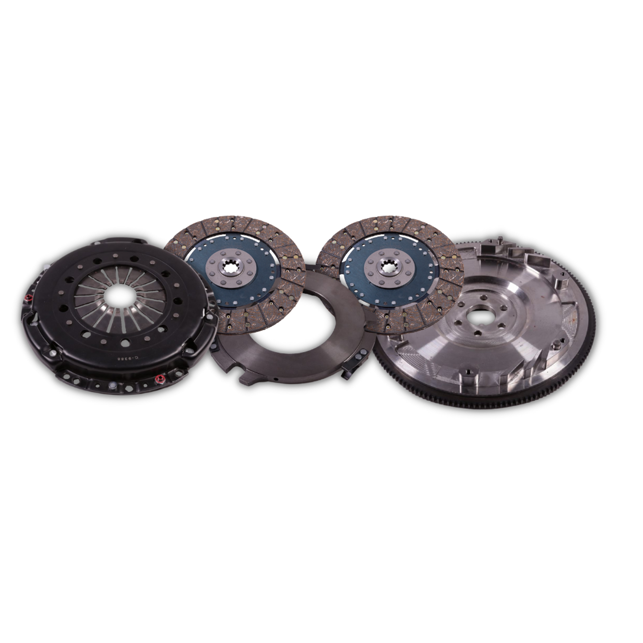 Vengeance Stage 1 Organic Clutch w/ Billet Flywheel 8 Bolt/10 Spline (1996-2010 Mustang GT 4.6L V8) DM1-07-03