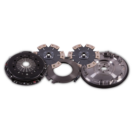 Vengeance Stage 3 Six Puck Clutch w/ Billet Flywheel 6 Bolt/10 Spline (1996-2010 Mustang 4.6L V8) DM3-07-02