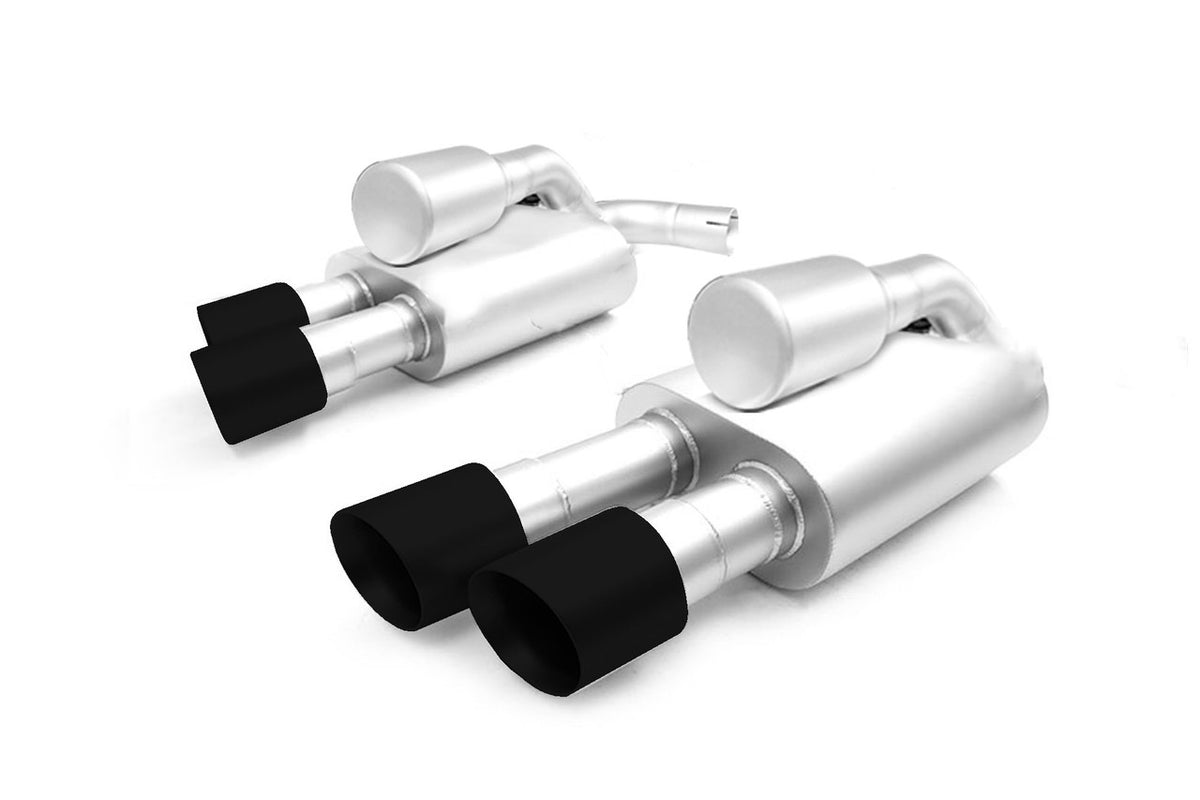 LTH Scorpion 2.75" Axle Back Exhaust Factory Bolt In Black Tips (2018-2023 Mustang) FDAB00008B
