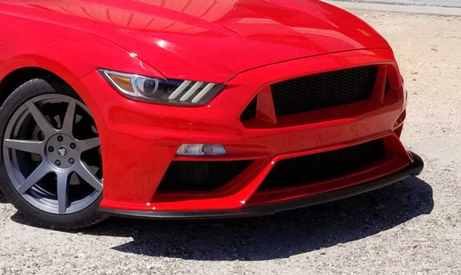 Anderson Composites Type-TT GT Style Fiberglass Front Bumper w/Front Lip (2015-2017 Mustang) AC-FB15FDMU-TT-GF