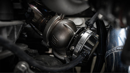 AldoWelds Race Top Mount Twin Turbo Kit (2015-2023 Mustang)