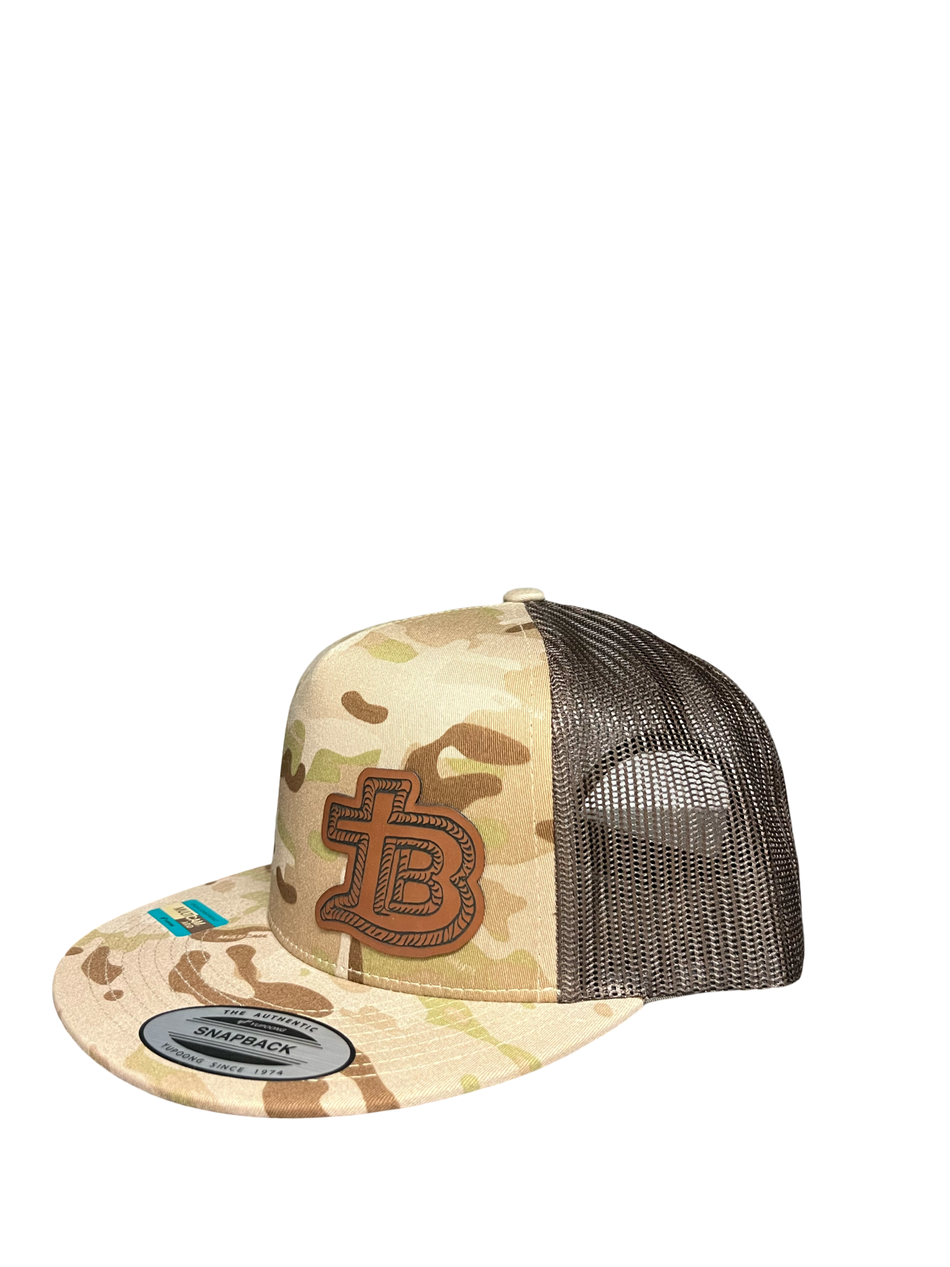 Desert tan Multi Camo snapback