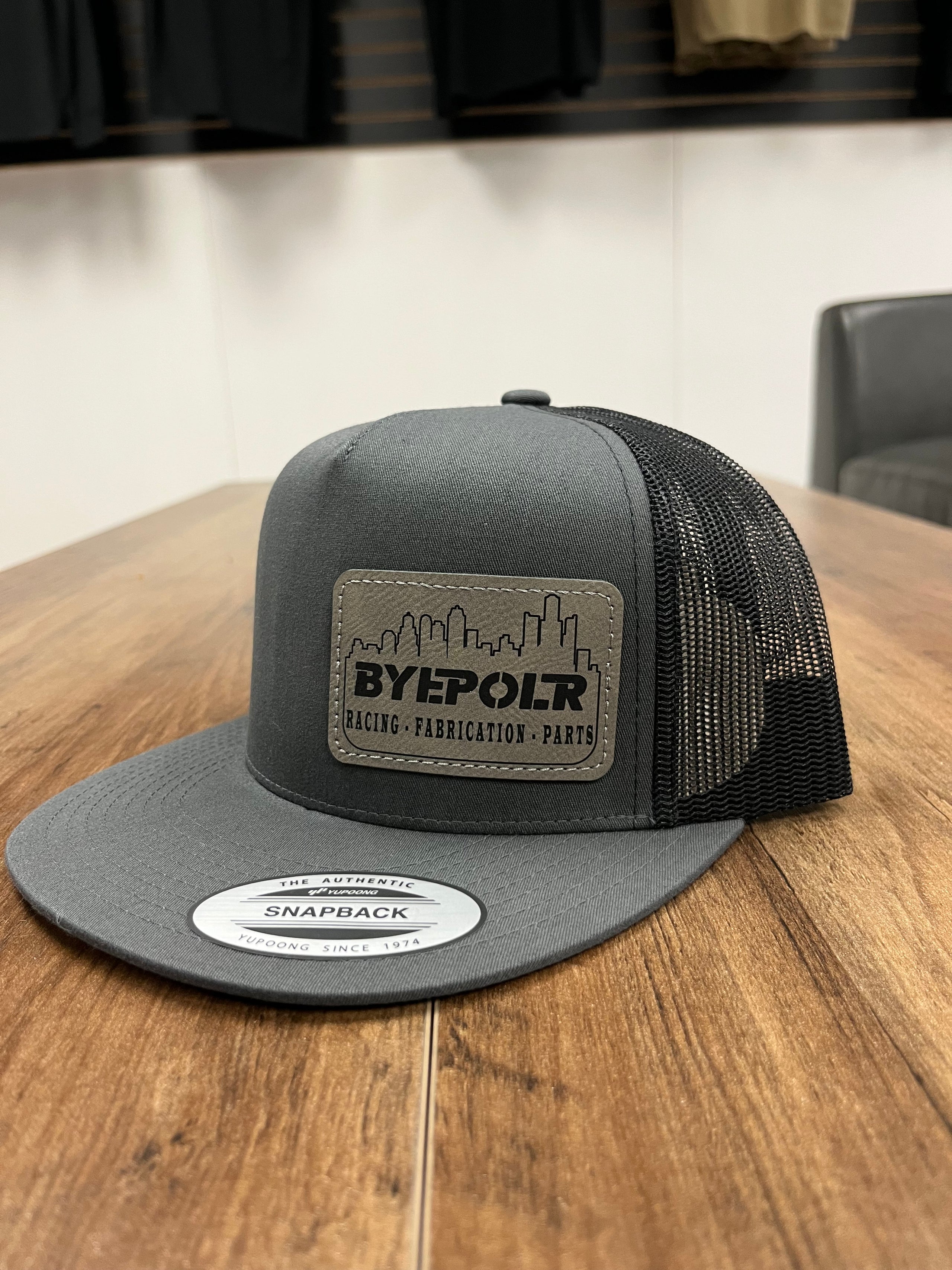 Charcoal/Black Snapback 