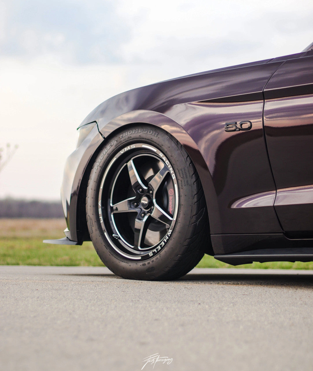 VMS 18X5 Front Street Drag Race Wheel (2005-2023 Mustang / 2024 Mustang) VWST014