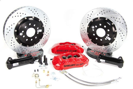 Shelby American Baer Shelby Pro Plus Brake System Rear - Blue w/Silver Lettering (2005 - 2014 Mustang / 2005 - 2014 Shelby) Z28-4262176