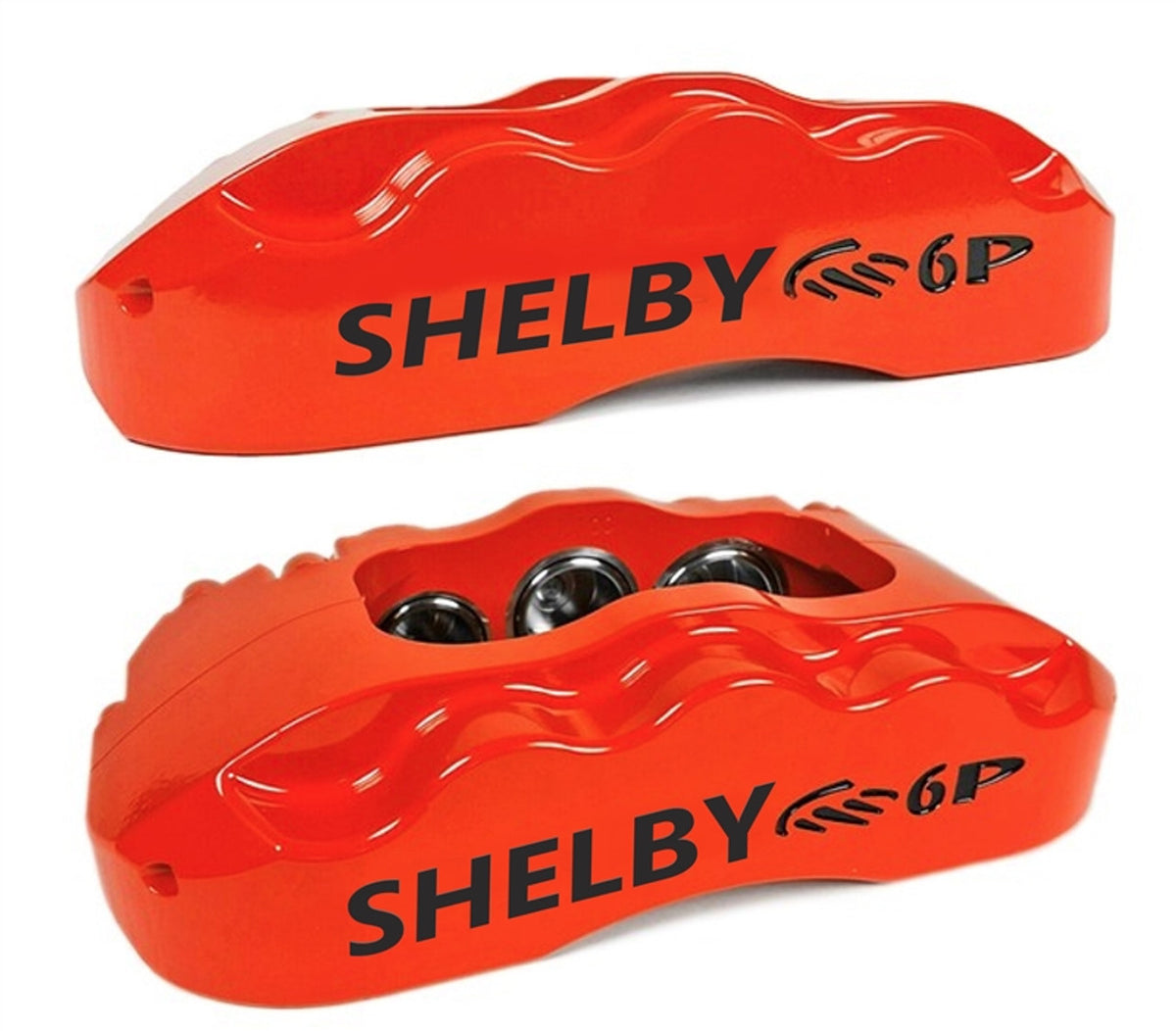 Shelby American Baer Shelby Pro Plus Brake System Rear - Red w/Black Lettering (2005 - 2014 Mustang / 2005 - 2014 Shelby) Z28-4262176