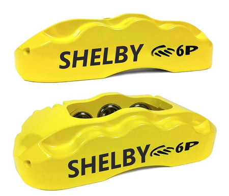 Shelby American Baer Shelby Pro Plus Brake System Rear - Yellow w/Black Lettering (2005 - 2014 Mustang / 2005 - 2014 Shelby) Z28-4262176