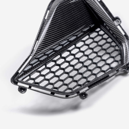 Anderson Composites Carbon Fiber Front Bumper Inserts (2024 - 2025 Mustang GT) AC-FBI24FDMUGT