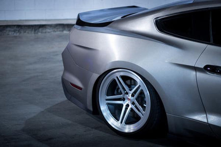 Anderson Composites Carbon Fiber Double Sided Decklid w/Integrated Spoiler (2015-2023 Mustang) AC-TL15FDMU-SA-DS