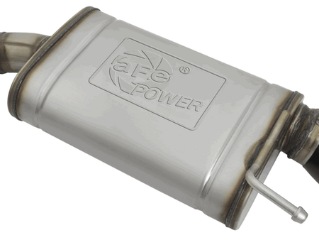 AFE Axle-Back Exhaust Mach Force XP Polished Tips (2015-2024 Mustang 2.3T/3.7) 49-43085-P