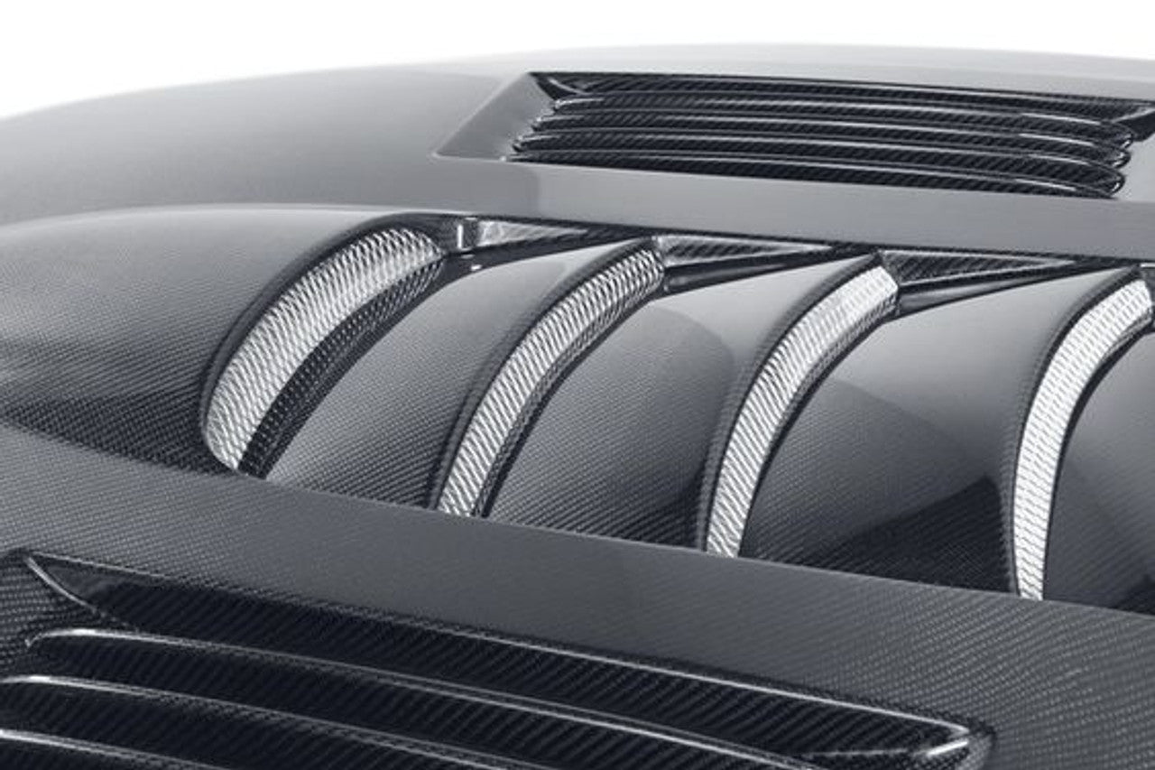 Anderson Composites SS-Style Hood (10-14 Mustang/GT500) AC-HD1011FDMU-SS