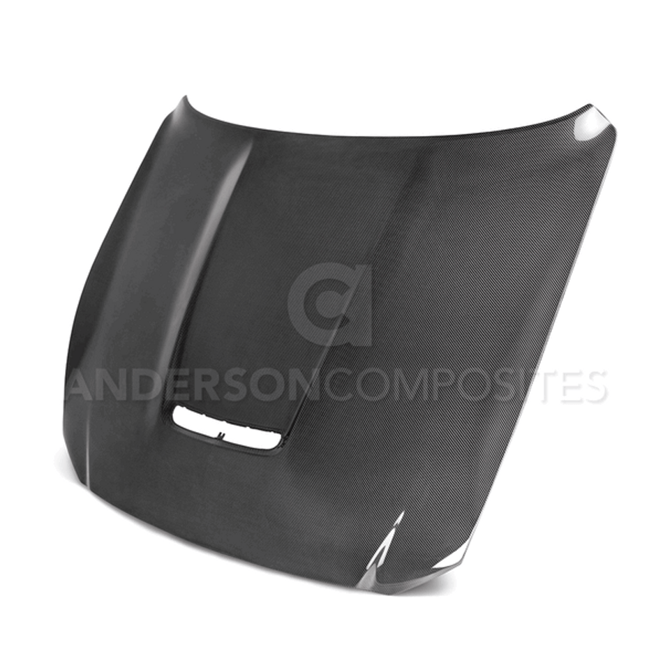 Anderson Composites Double Sided Carbon Fiber Hood (15-19 Shelby GT350) AC-HD15MU350-OE-DS