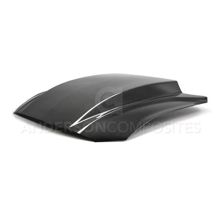Anderson Composites Hood Type-CJ Carbon Fiber (2018-2023 Mustang GT/Eco) AC-HD18FDMU-CJ-DS