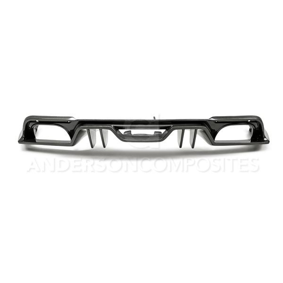 Anderson Composites Rear Valance Type-AR Carbon Fiber (2018-2023 Mustang GT/Eco) AC-RL18FDMU-AR