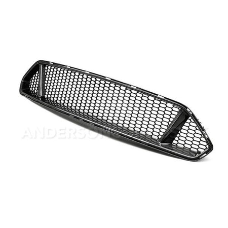 Anderson Composites Upper Grille Type-GT Carbon Fiber (2018-2023 Mustang GT/V6) AC-FG18FDMU-GT