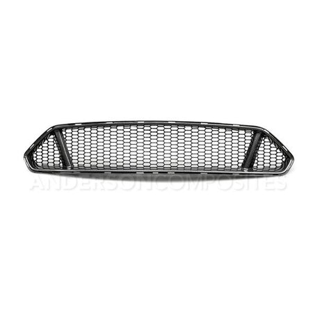 Anderson Composites Upper Grille Type-GT Carbon Fiber (2018-2023 Mustang GT/V6) AC-FG18FDMU-GT