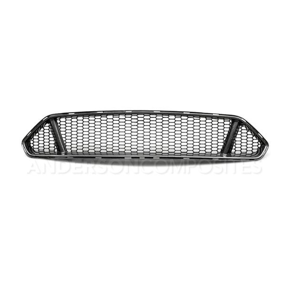 Anderson Composites Upper Grille Type-GT Carbon Fiber (2018-2023 Mustang GT/V6) AC-FG18FDMU-GT