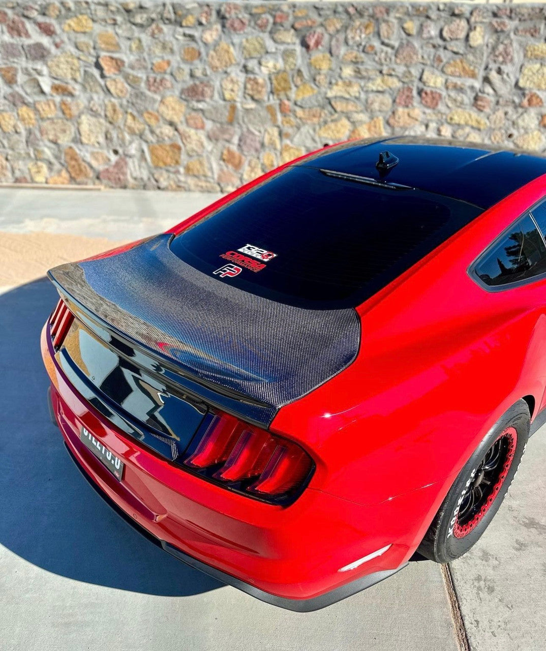 Anderson Composites Double Sided Carbon Fiber OE Style Decklid (2015-2023 Mustang) AC-TL15FDMU-DS