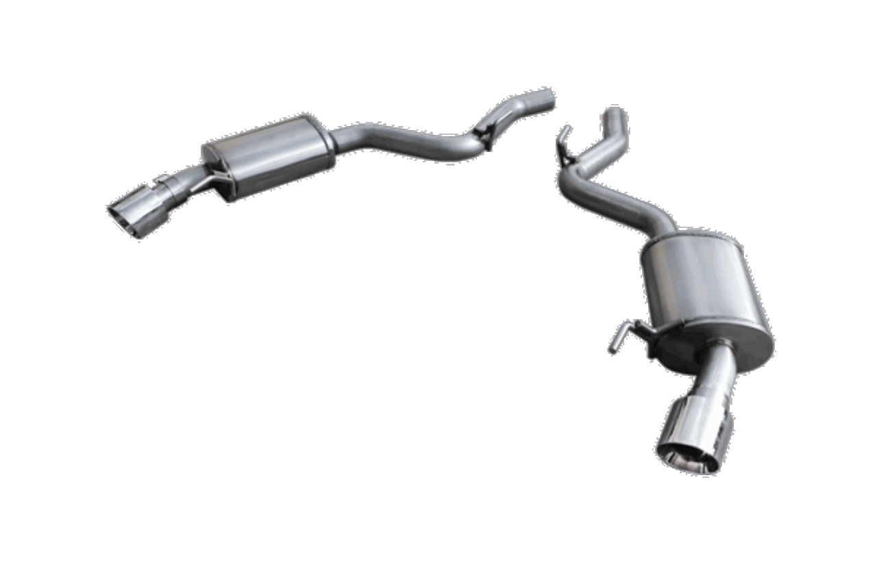 ARH Axleback Exhaust System Pure Thunder Mufflers SS Tips (2015-2023 Mustang 5.0L / 2024 Mustang 5.0L GT) MTC5-15212AXBK